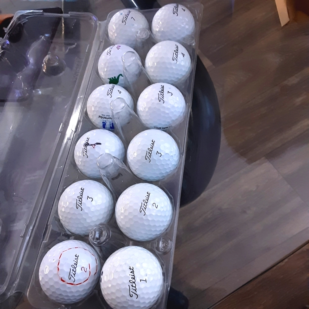 EUC GOLF BALLS 100'S OF GOLF BALLS ALL BRANDS ALL COLORS FRESH OF THE COURSE